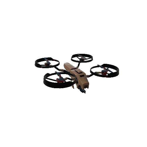 machine gun drone